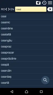 EN-RO Dictionary Free android App screenshot 9