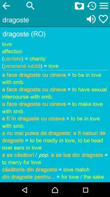 EN-RO Dictionary Free android App screenshot 7